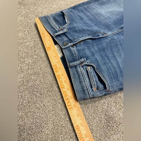 Principle Denim Innovators Crush Jeans Boot Leg Raw Hem Womens sz 29x32 - Picture 7 of 12